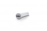 Preview: The image displays a silver, cylindrical object with a flat, round top. On the top, the word 