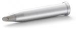 Preview: The image shows a cylindrical, silver-colored object with a pointed, round front and a flat, rounded end. It has a smooth surface and is metallic.