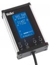 Preview: The image displays a digital control unit with a blue screen. It shows values such as power (99%), time (01497 h), and features operable buttons below the screen.