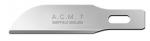Preview: The image displays a sharp blade, slightly curved, made of shiny metal. Engraved on the blade are the inscriptions 