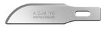 Preview: The image shows a smooth, curved metal blade with a sharp edge. Engraved in the blade are 
