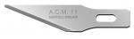 Preview: The image shows a sharp metal blade with a pointed, curved shape. On the blade is the imprint 