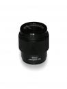 Preview: The image shows a black, cylindrical lens with a glass lens on top. It has a matte finish and features the inscription 