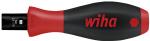 Preview: The image displays a screwdriver with an ergonomic handle. The handle is black with red accents and the inscription 