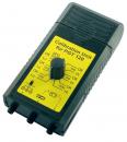 Preview: The image displays a calibrated device with a black casing. On the front, there is a yellow label featuring various scale markings and a rotary knob in the center.