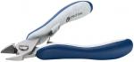Preview: The image shows a small, handy pair of pliers with two ergonomic, blue handles and sharp cutting blades. It is made of metal and has a modern design.