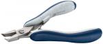 Preview: The image shows a high-quality nail clipper. It has gray rubber grips and a silver blade that tapers to a point. The clipper is sturdy and ergonomically shaped for easy gripping.