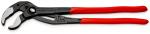 Preview: The image shows a combination pliers with long red handles and a black plier head. The plier jaws are serrated to provide better grip. It is suitable for gripping and holding.