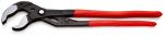 Preview: The image shows a pair of pliers with a black head and red grip areas. The pliers have a curved, serrated tip that is used for gripping and holding objects.