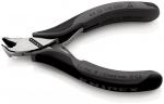 Preview: Das Bild zeigt eine kombinierte Zange mit ergonomischen, schwarzen Griffen und einer glänzenden Vorderseite. Sie ist für präzises Schneiden konzipiert und trägt die Markenbezeichnung ?Knipex?.