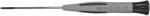 Preview: Das Bild zeigt einen Schraubendreher mit einem langen, schmalen Metallstift und einem ergonomischen Griff. Der Griff ist grau und hat eine schwarze Oberseite, ideal für einen komfortablen Halt.