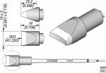 Preview: The image displays a technical drawing of an object from various perspectives. Dimensions in millimeters are provided, including length, width, and radius. The object has a conical shape with rounded edges.