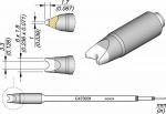 Preview: The image displays technical drawings of a pen with a broad tip and the corresponding dimensions. There are various views that illustrate the details of the tip and the casing.