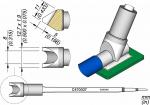 Preview: The image displays a technical illustration of a device with a cylindrical body, a tapered tip, and a blue cap. Dimensions and details are graphically represented.