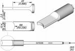 Preview: The image displays a technical drawing of a component with various views: from the side, top, and bottom. It includes dimensions in millimeters and features a special shape with rounded edges.