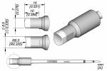 Preview: The image displays technical drawings of a cylindrical object with dimensions and various views. Both side views and a top view are visible, depicting a precise design.