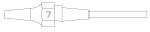 Preview: The image shows a technical component that looks like a narrow funnel. In the center is the number 