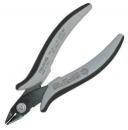 Preview: The image shows pliers with gray grip areas and a slim, black head. The pliers have a specialized shape for cutting or gripping objects.