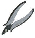Preview: The image shows a pair of pliers with ergonomic, gray rubber handles and a metallic cutting edge. It is handy and suitable for cutting thin materials.