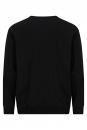 Preview: The image shows the back view of a black sweatshirt. It has long sleeves, a round neckline, and a regular fit, with no conspicuous patterns or details.