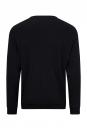 Preview: The image shows a black sweatshirt from the back. It has long sleeves, a round neckline, and currently no striking print or pattern. The fit is simple and casual.