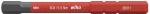 Preview: The image shows a slim screwdriver with a red handle and a gray tip. Technical data and the brand logo 