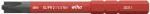Preview: The image shows a tool shank with a red-gray color scheme. The handle is red with a textured surface layout, and a black tip is visible. Technical specifications are printed on it.