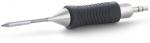 Preview: The image displays a pen-like tool with a metallic tip and a non-slip, black rubberized grip. It features a point and a connection for a device.