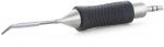 Preview: The image displays a tool with a long, curved stainless steel head and a handle made from non-slip material. The handle has a textured surface for improved grip.
