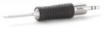 Preview: In the picture is a slim screwdriver with a non-slip, rubberized handle in black. The blade is metallic and sharp, suitable for precise work.
