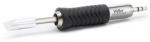 Preview: The image displays a soldering iron with a non-slip, gray-black handle. The tip is metallic and slightly beveled. The iron has the 