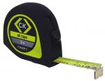 Preview: The image shows a tape measure in a black casing with yellow and gray elements. The tape measure is extended and measures up to 5 meters. On the casing, it reads 