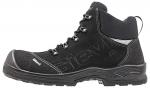 Preview: The image shows a black safety boot with a sturdy sole. The boot has a high shape, laces, and is made from durable material.