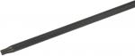 Preview: The image shows a long, slender screwdriver with a flat tip. The head is slightly widened and the color is predominantly black, while the rest has a smooth, matte finish.