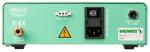 Preview: The image shows the back of a green device with various connections: an air connection for 0-7 BAR, a switch, an access for a foot pedal, and an air outlet.