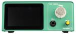 Preview: Das Bild zeigt ein Gerät in mintgrüner Farbe. Es hat einen großen, schwarzen Bildschirm, einen Drehknopf und zwei weitere Tasten, eine davon gelb. Oben steht ?DC 3000? und unten ?VIEWEG?.