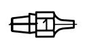 Preview: The image displays a schematic representation of a connection or a device. It appears as a combination of cylindrical and rectangular shapes that are interconnected.