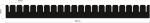 050.241.050.23.AS - PP Partition 553 mm / height 50 mm / grid 23 mm
