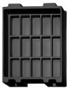 032.T-2100 - Vacuum-formed insert T-2100 358 x 258 x 68 mm, 15 compartments ESD 