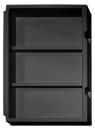 032.T-2109 - Vacuum-formed insert T-2109 550 x 350 x 58 mm, 3 compartments ESD 