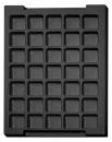 032.T-230 - Tiefzieheinlage T-230 355 x 253 x 21 mm, 35 Fächer, ESD