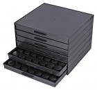 045.045.SMD - Komplettschrank mit SMD-Runddosen 6-fach, leitfähig Größe 1.0