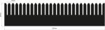050.240.080.10.AS - PP partition length 353 mm / height 80 mm / grid 10 mm/ ESD with external support 
