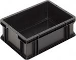 4313.907.992 - WEZ Eurobehälter ESD 400 x 300 x 145 mm, flacher Boden