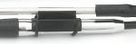 Preview: The image shows a silicone cap mounted on a metal pipe. There are shiny and matte surfaces, with a black rubber band maintaining a connection.