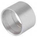 Preview: Der Ring ist aus metallischem Material, hat eine matte Oberfläche und ist zylinderförmig. Er ist innen hohl und hat eine gleichmäßige, glatte Struktur. Die Kanten sind sauber und gleichmäßig.